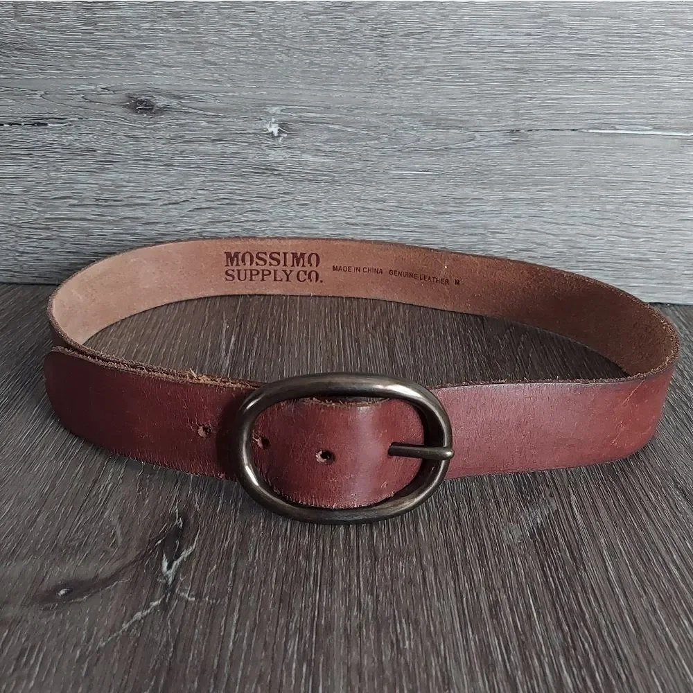 Mossimo Supply Co. Brown Leather Belt Medium